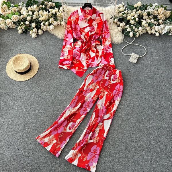 women 2pc floral