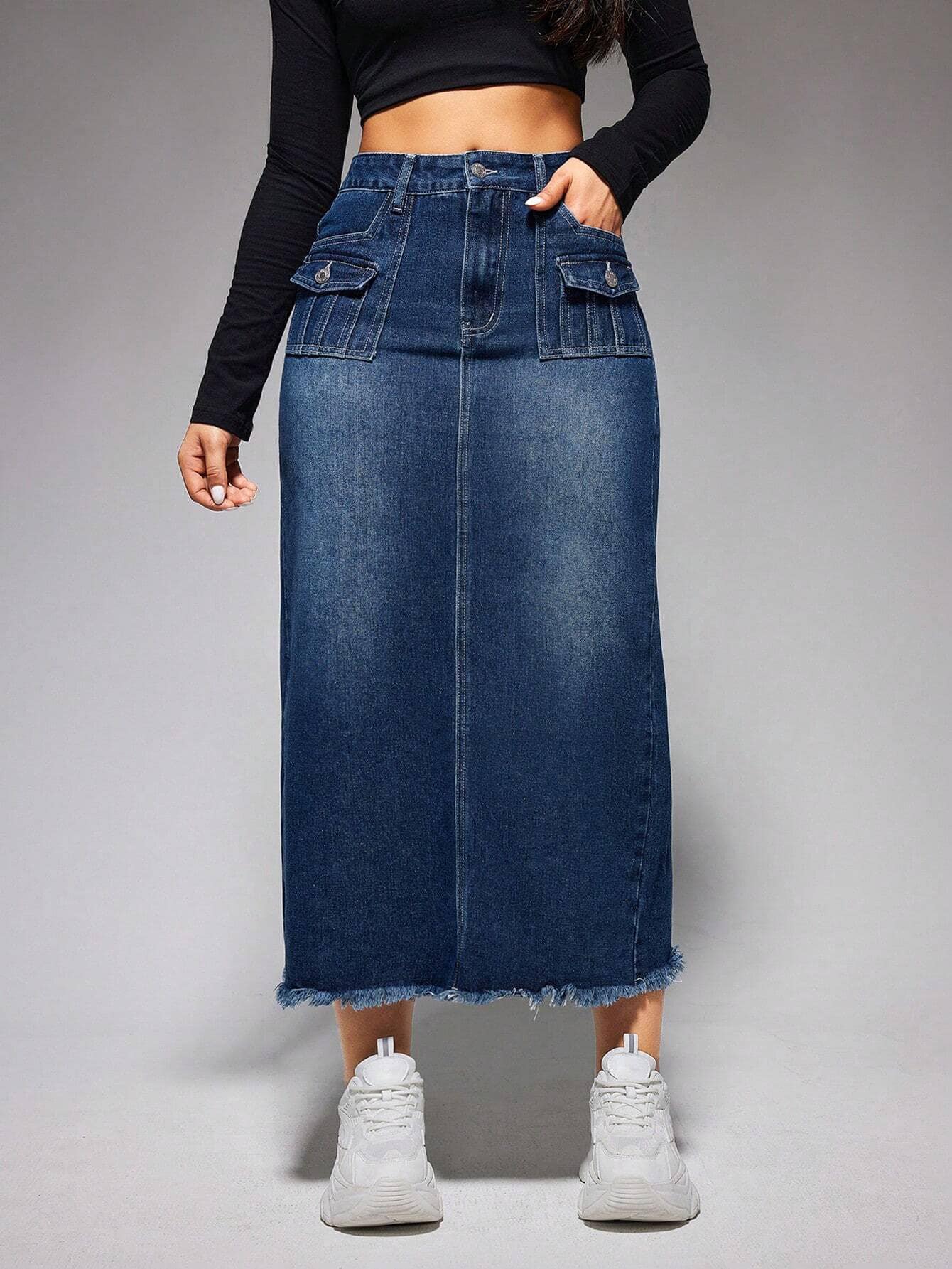 Denim skirts