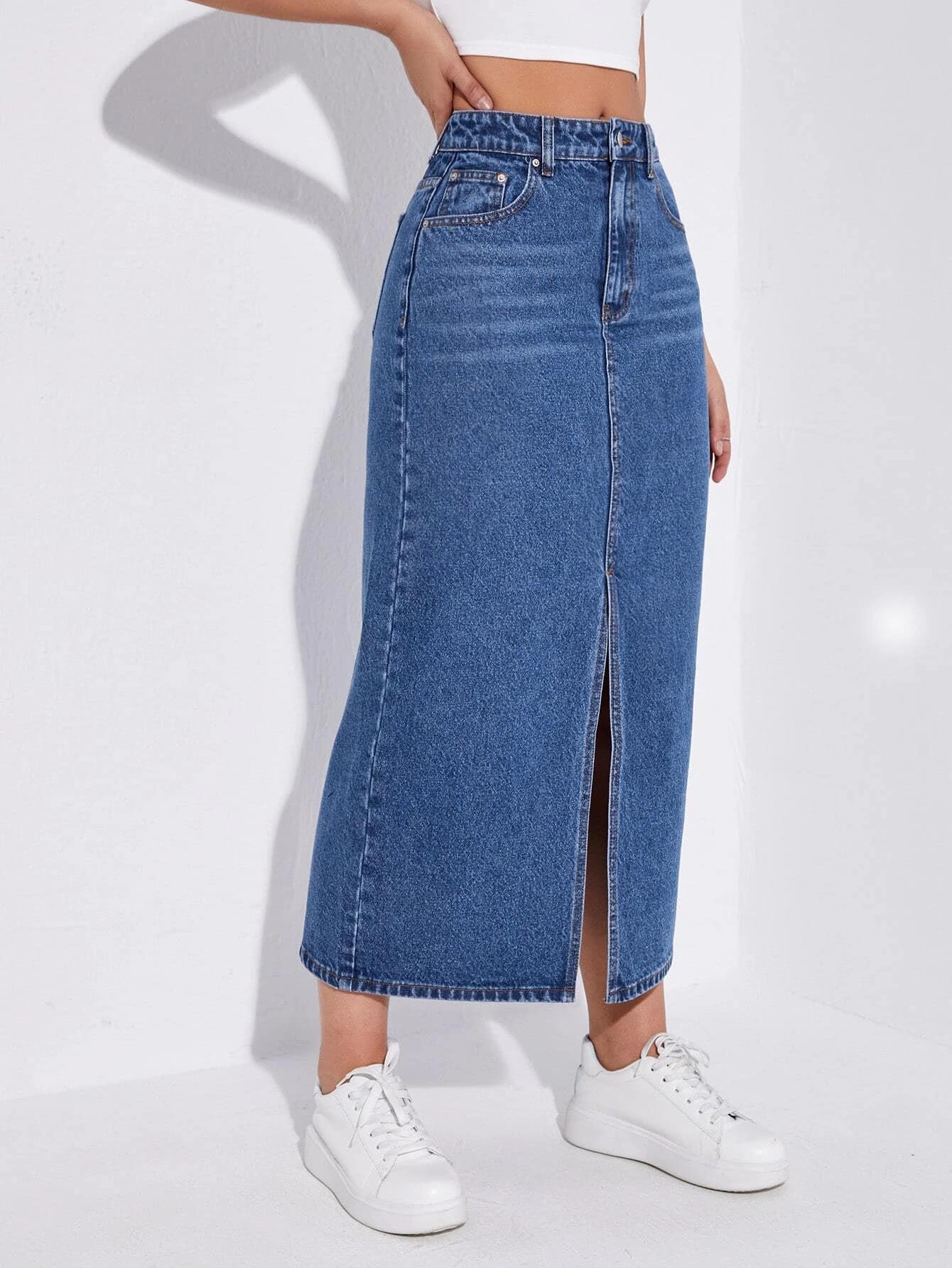 Denim skirts