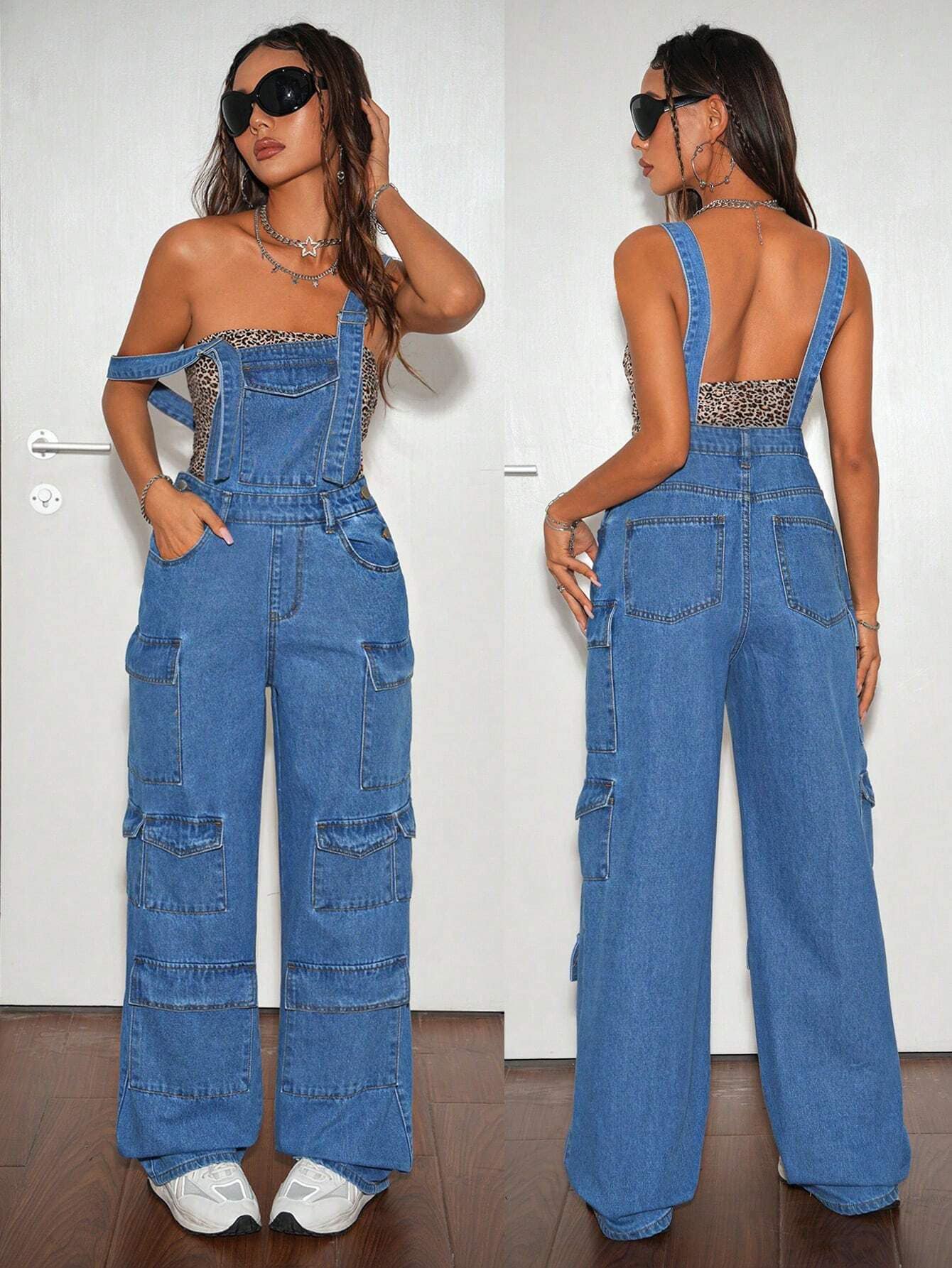 Denim jumpsuits