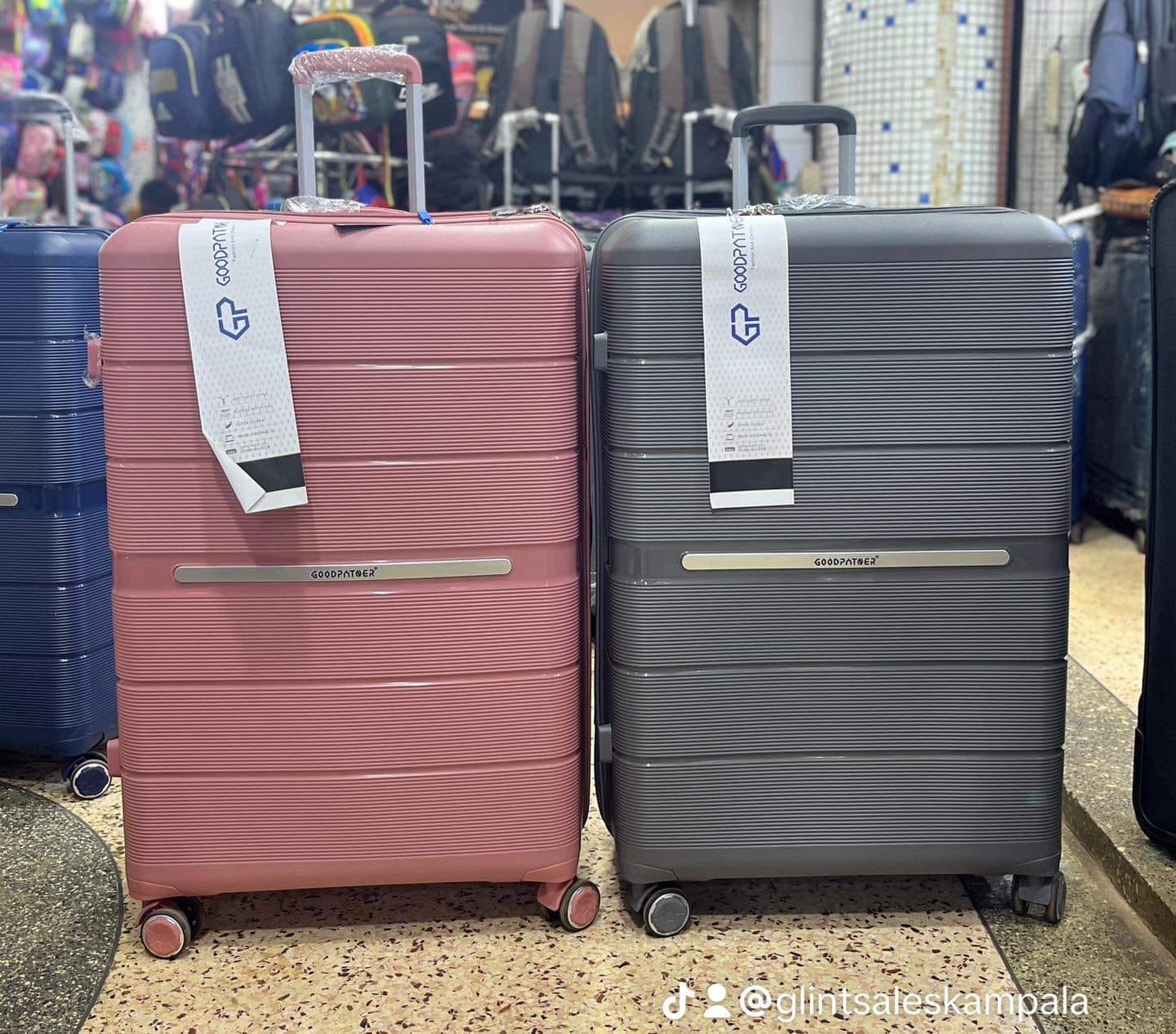 Rubber suitcases