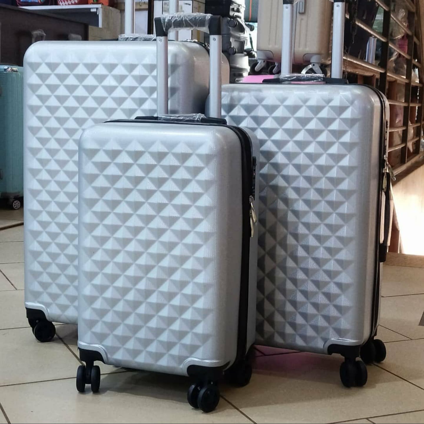 Travel suitcases