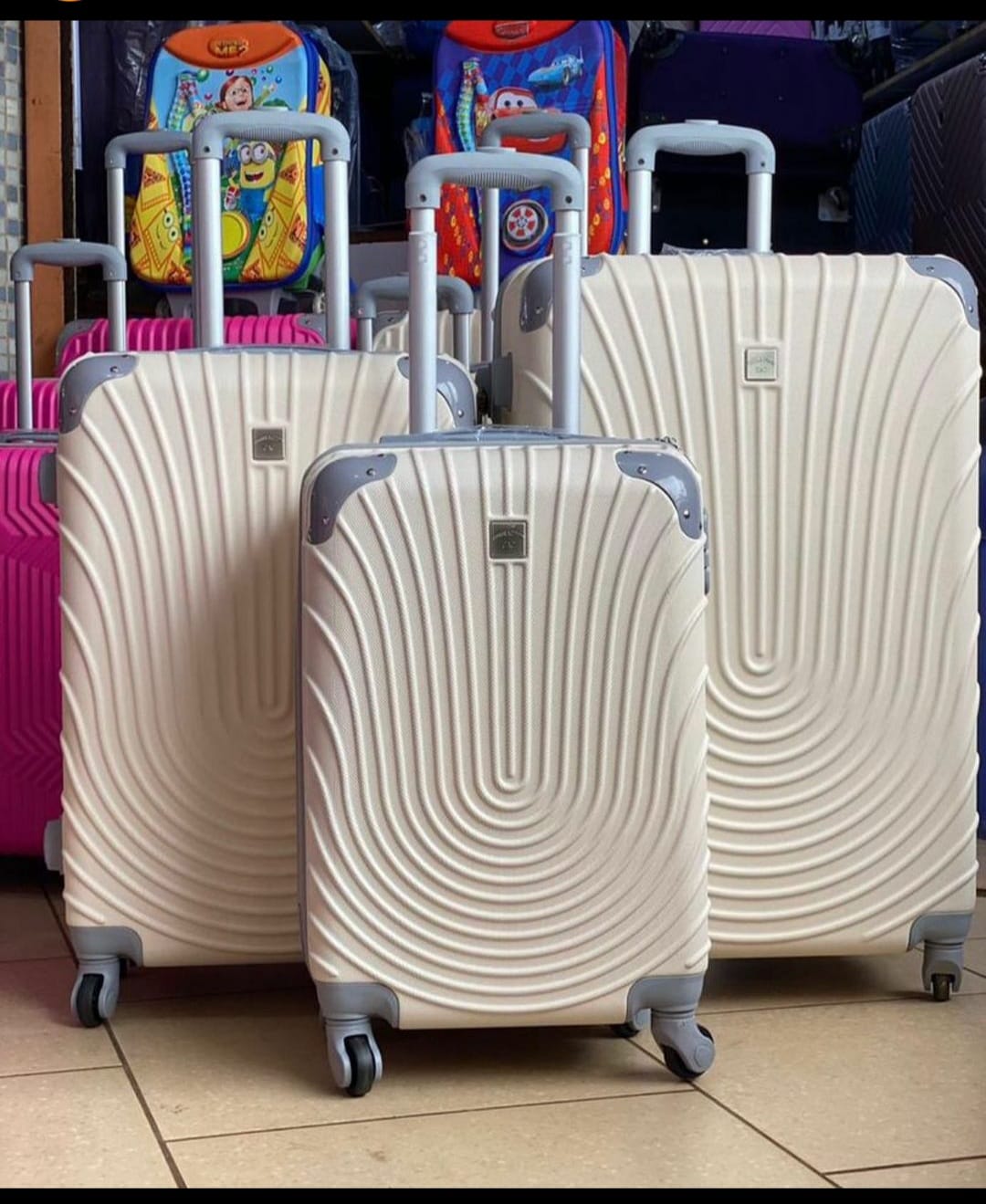 Rubber suitcase sets