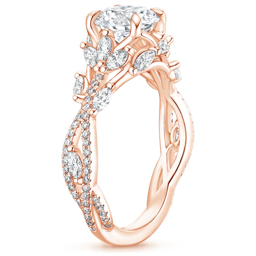 Rose gold Secret Garden Diamond Ring