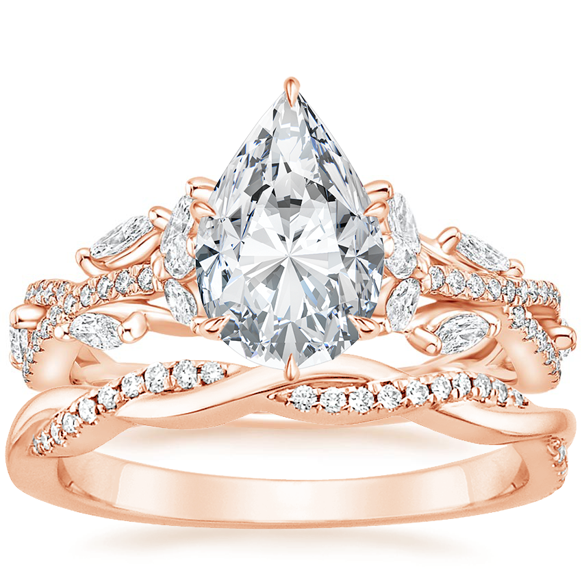 Rose gold Secret Garden Diamond Ring