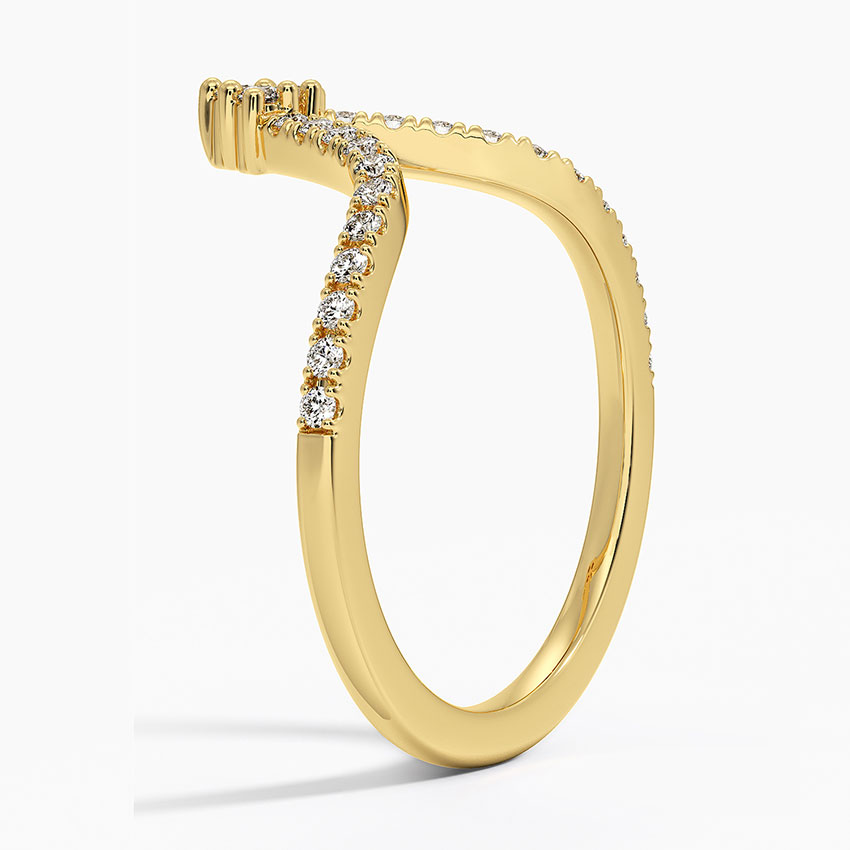 Nouveau Diamond wedding Ring