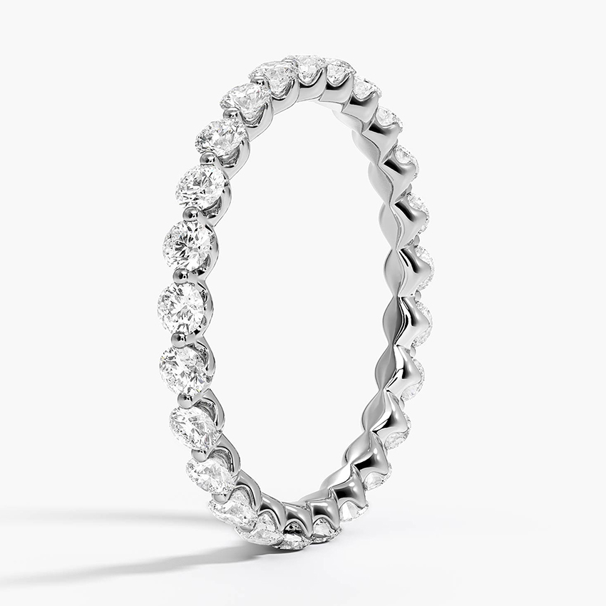 Riviera Lab Diamond Eternity wedding  Ring