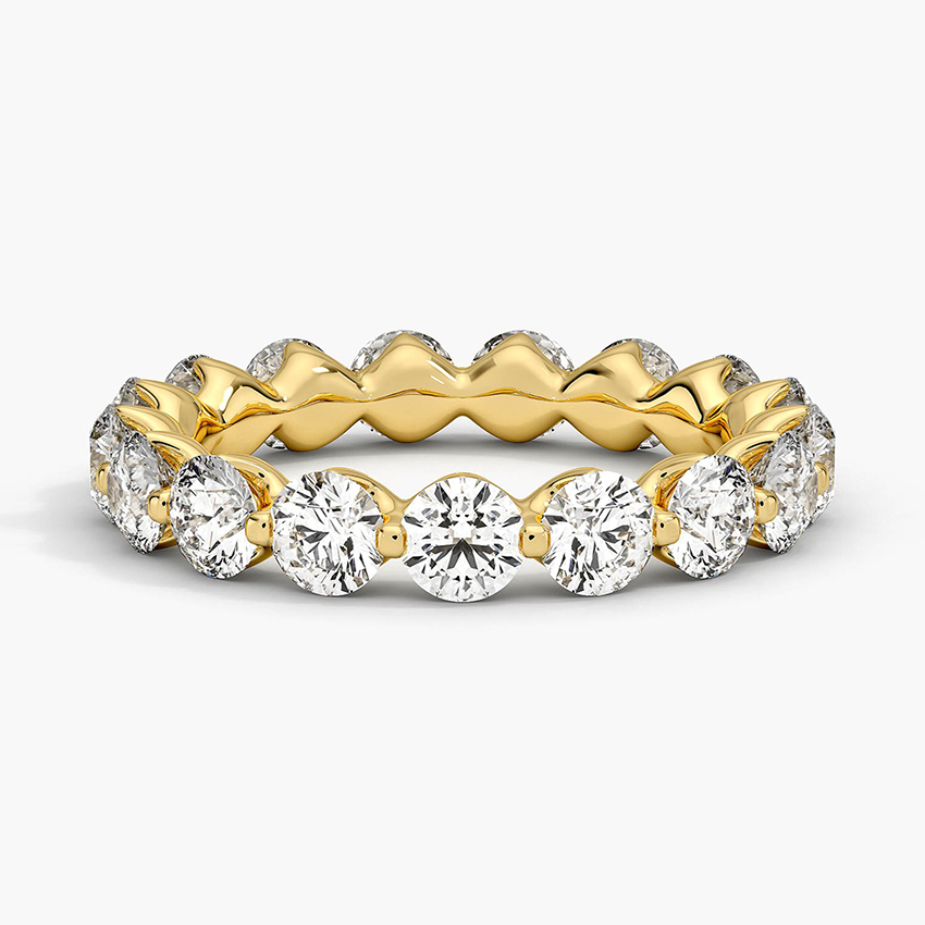 Riviera Lab Diamond Eternity wedding  Ring