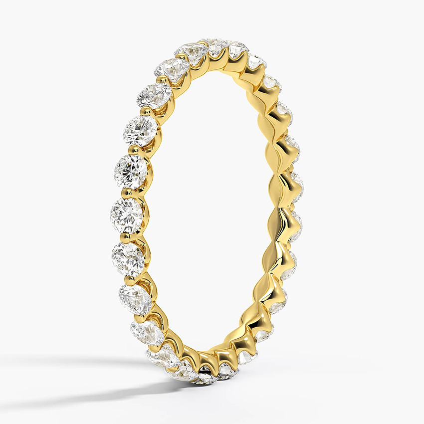 Riviera Lab Diamond Eternity wedding  Ring