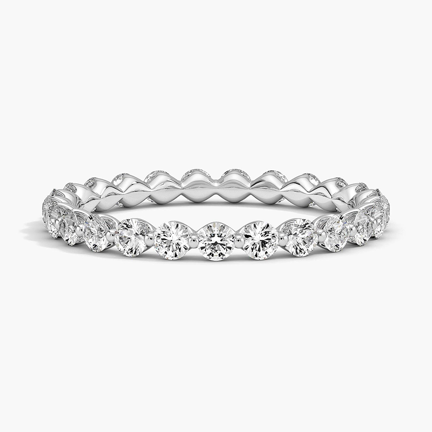 Riviera Lab Diamond Eternity wedding  Ring