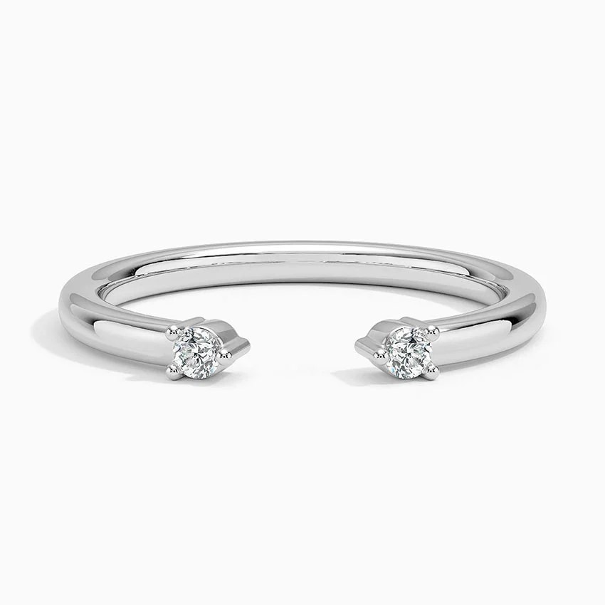 Wren Diamond Open Rings 