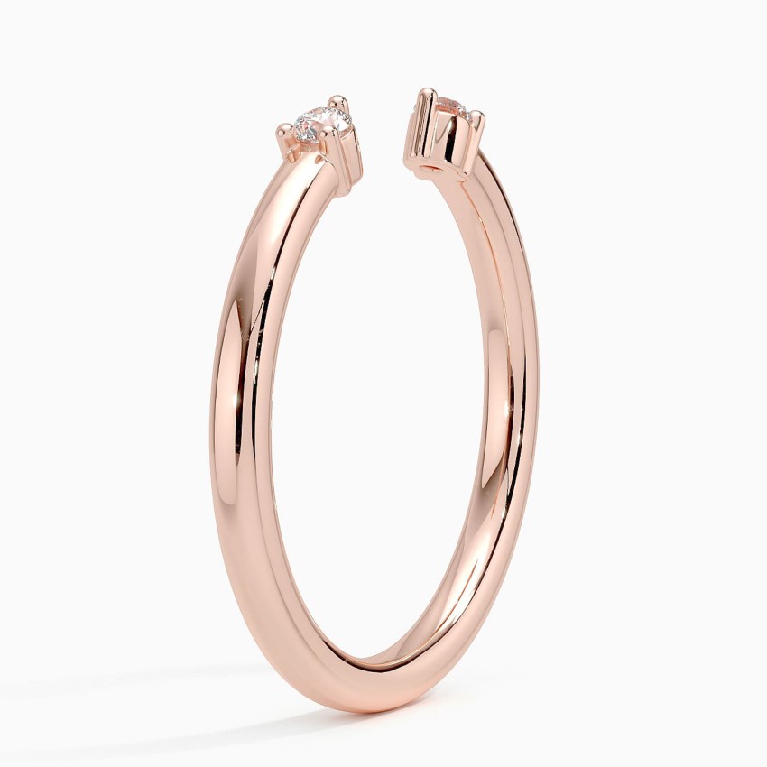 Wren Diamond Open Rings 