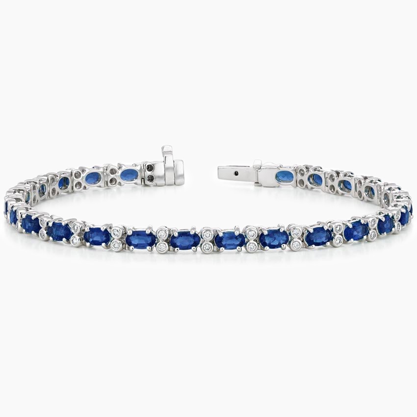 Sapphire and Diamond Bracelet 