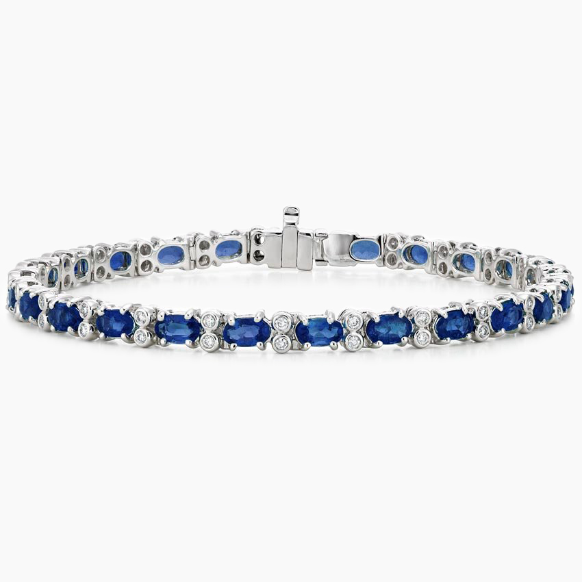 Sapphire and Diamond Bracelet 