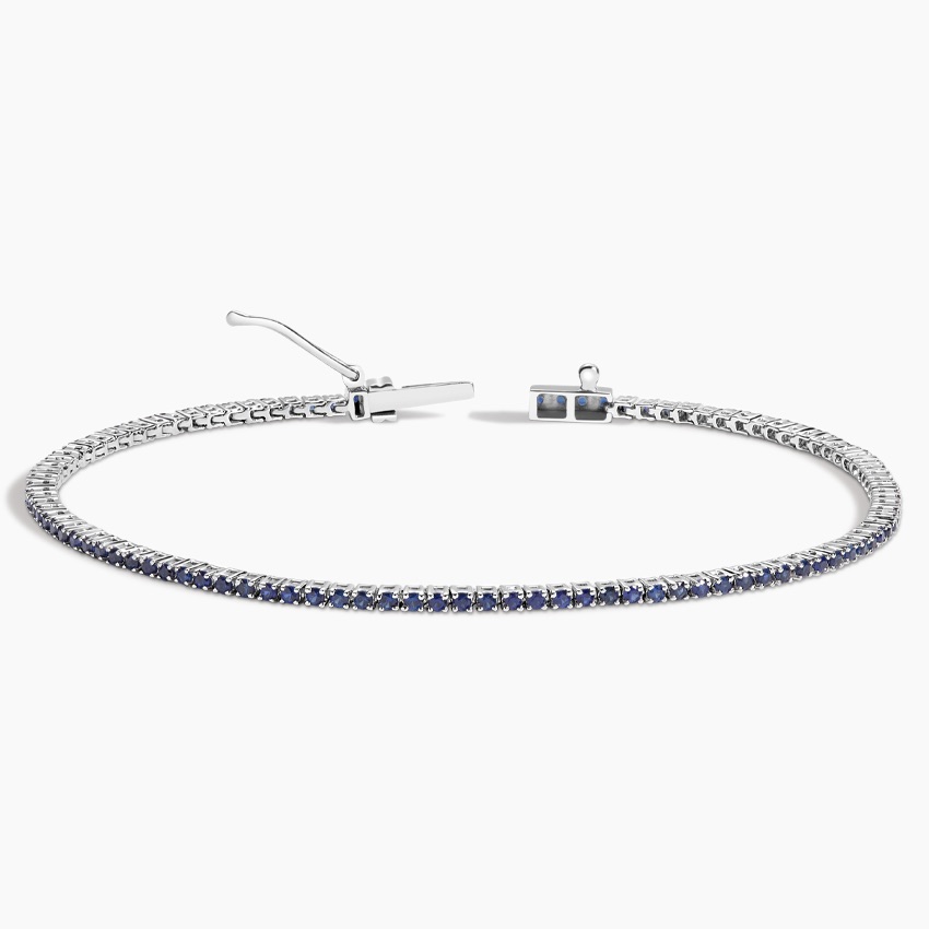 Eye catching and unique Sapphire Tennis Bracelet