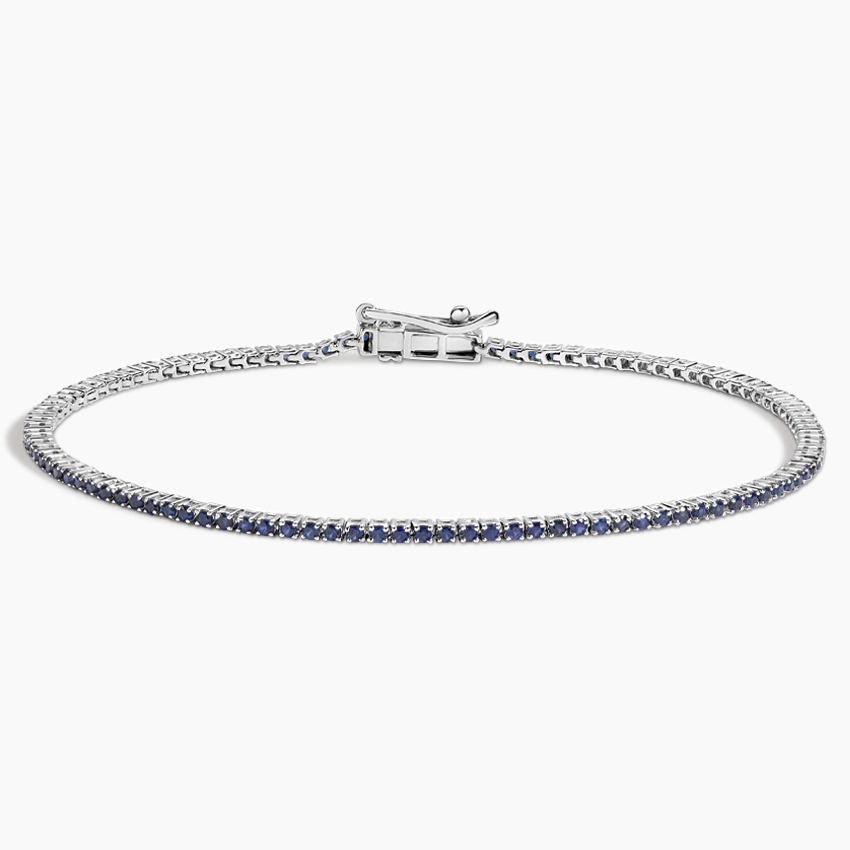 Eye catching and unique Sapphire Tennis Bracelet