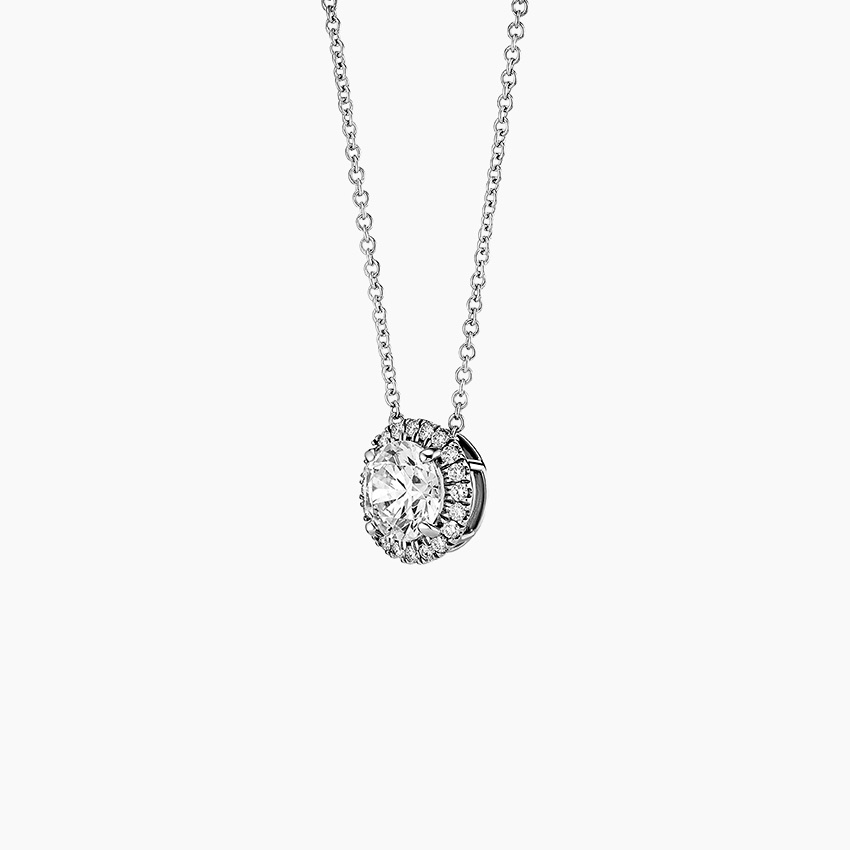 Diamond Halo Pendant necklace