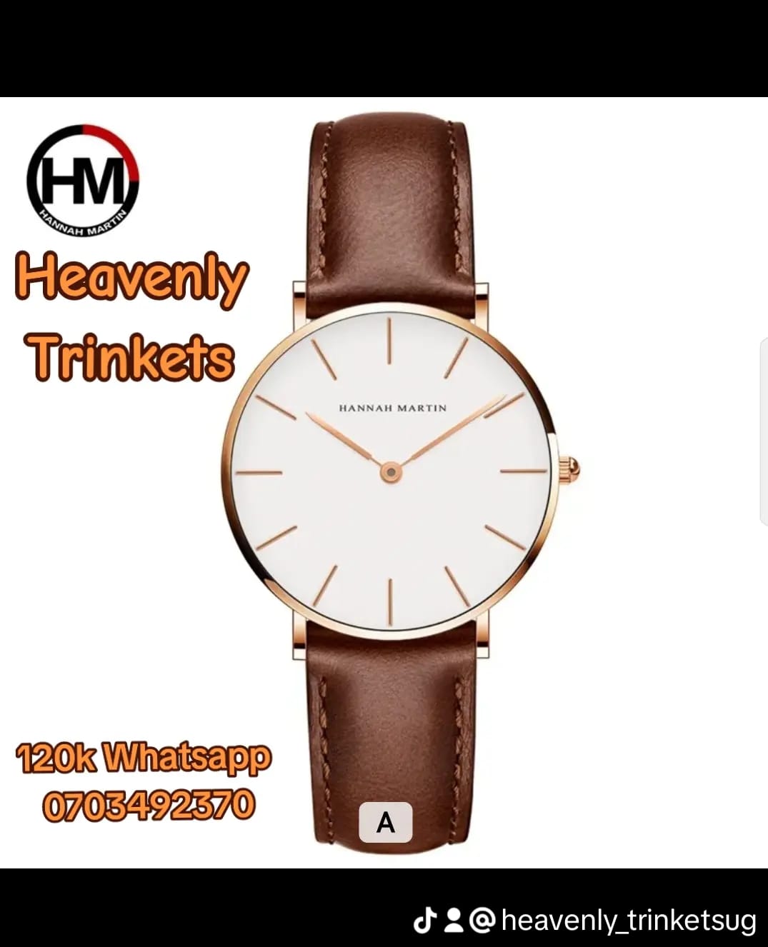 Leather strap watches