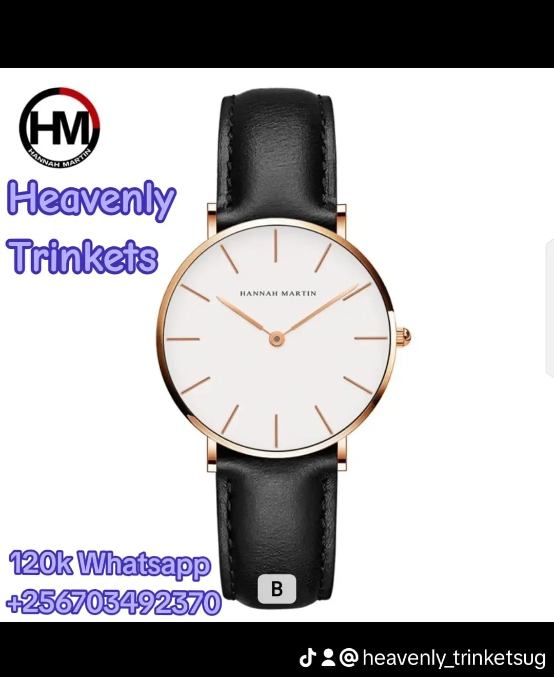 Leather strap watches