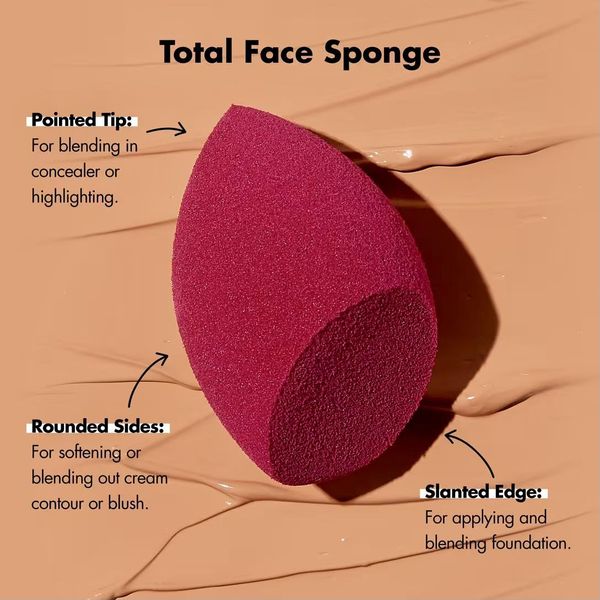 Original E.L.F Total Face Sponge Set