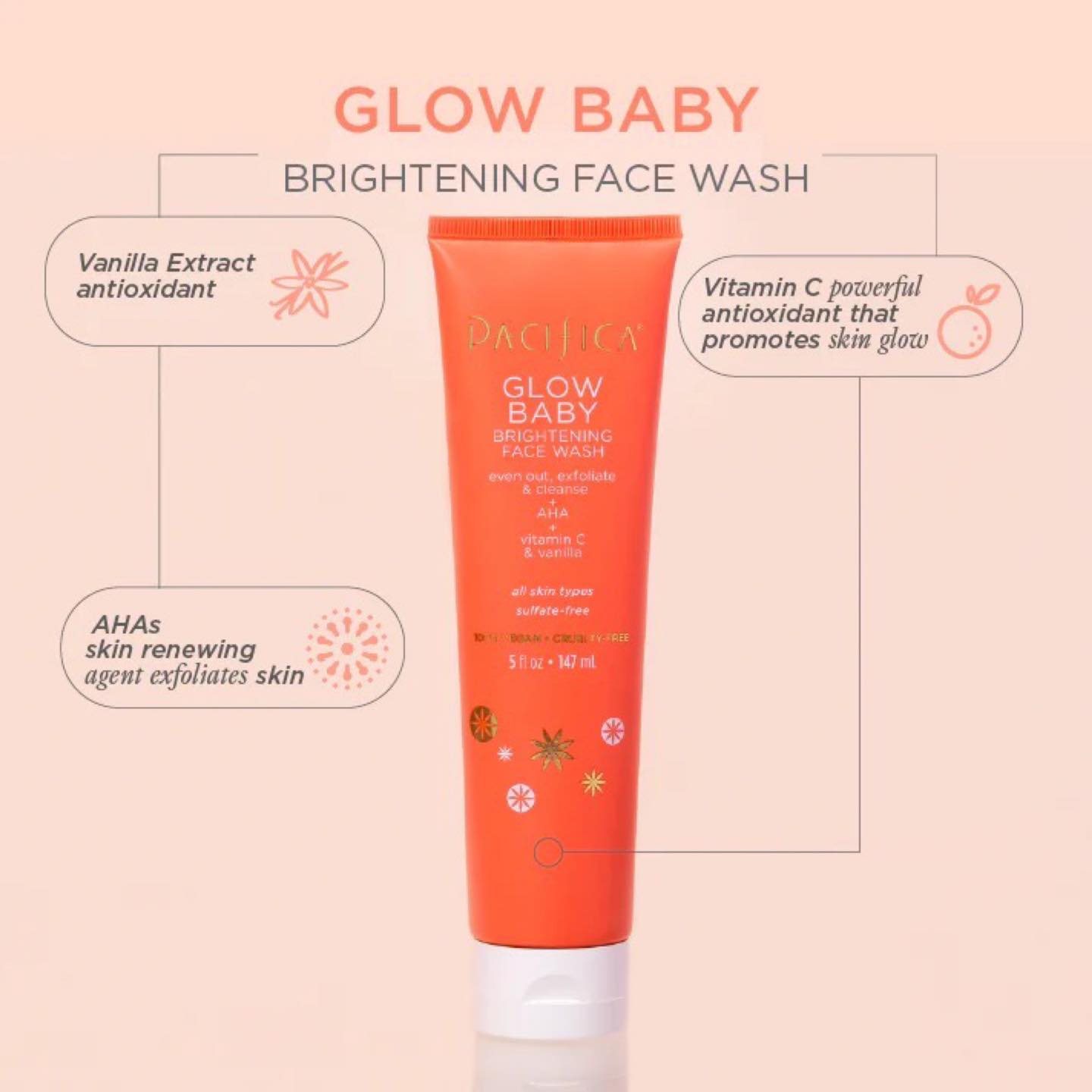 Pacifica Glow Baby Brightening Face Wash 