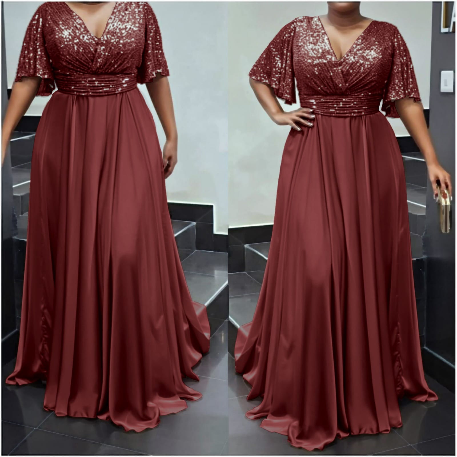 Ladies long party dresses