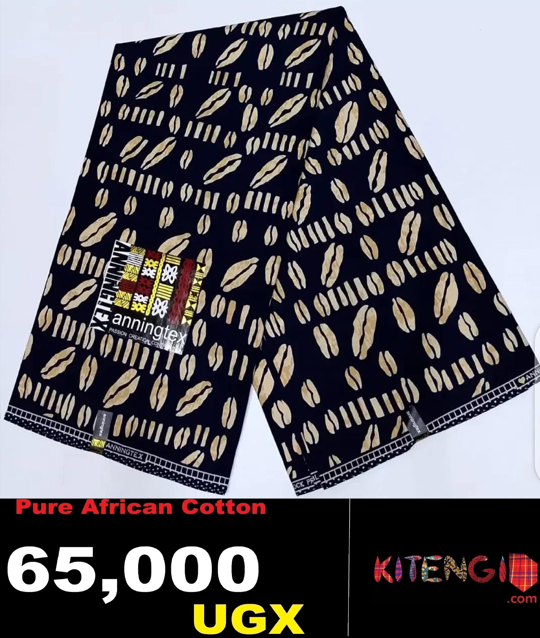 Pure cotton kitenji fabric