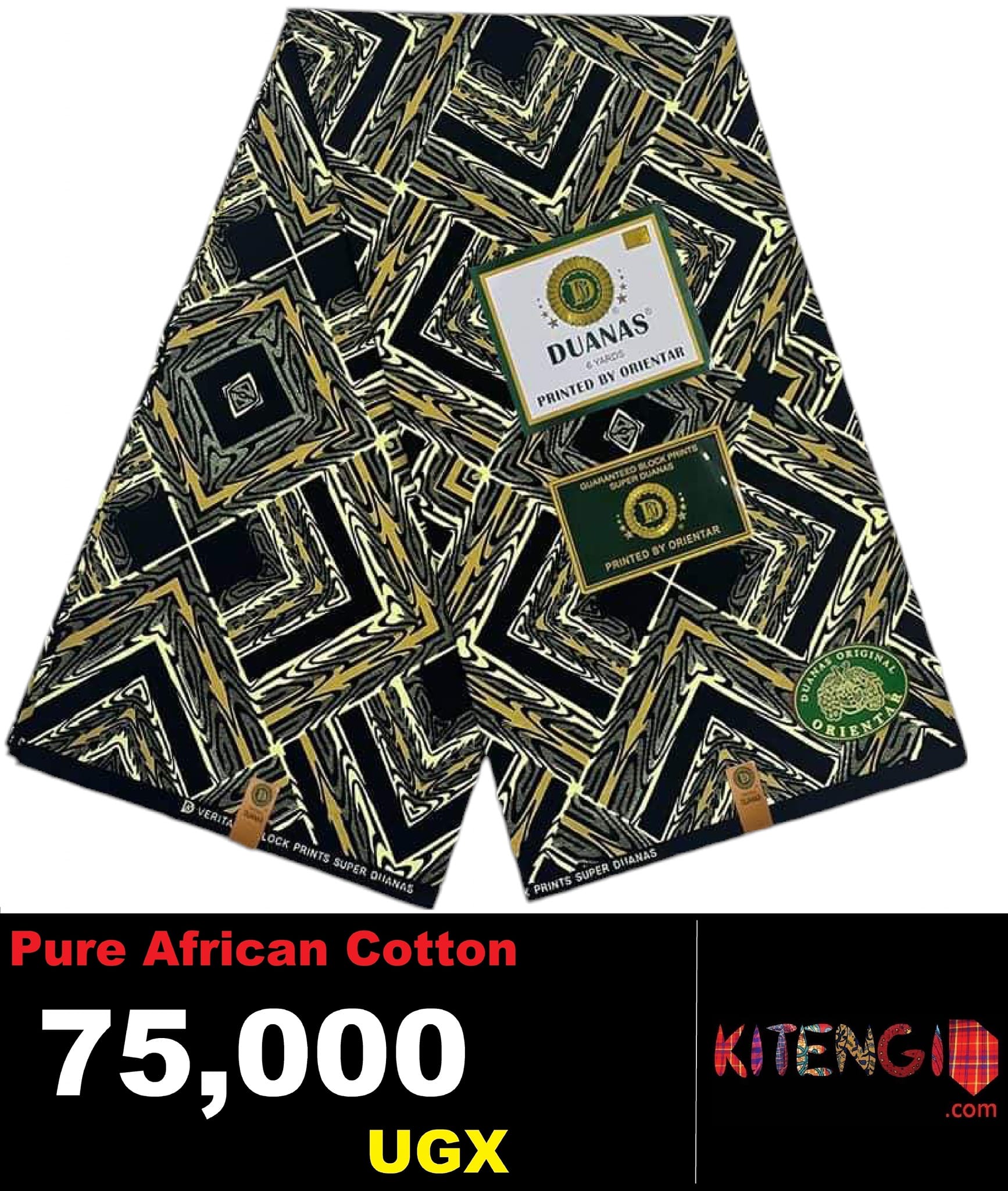 Pure cotton Kitenji African  fabrics