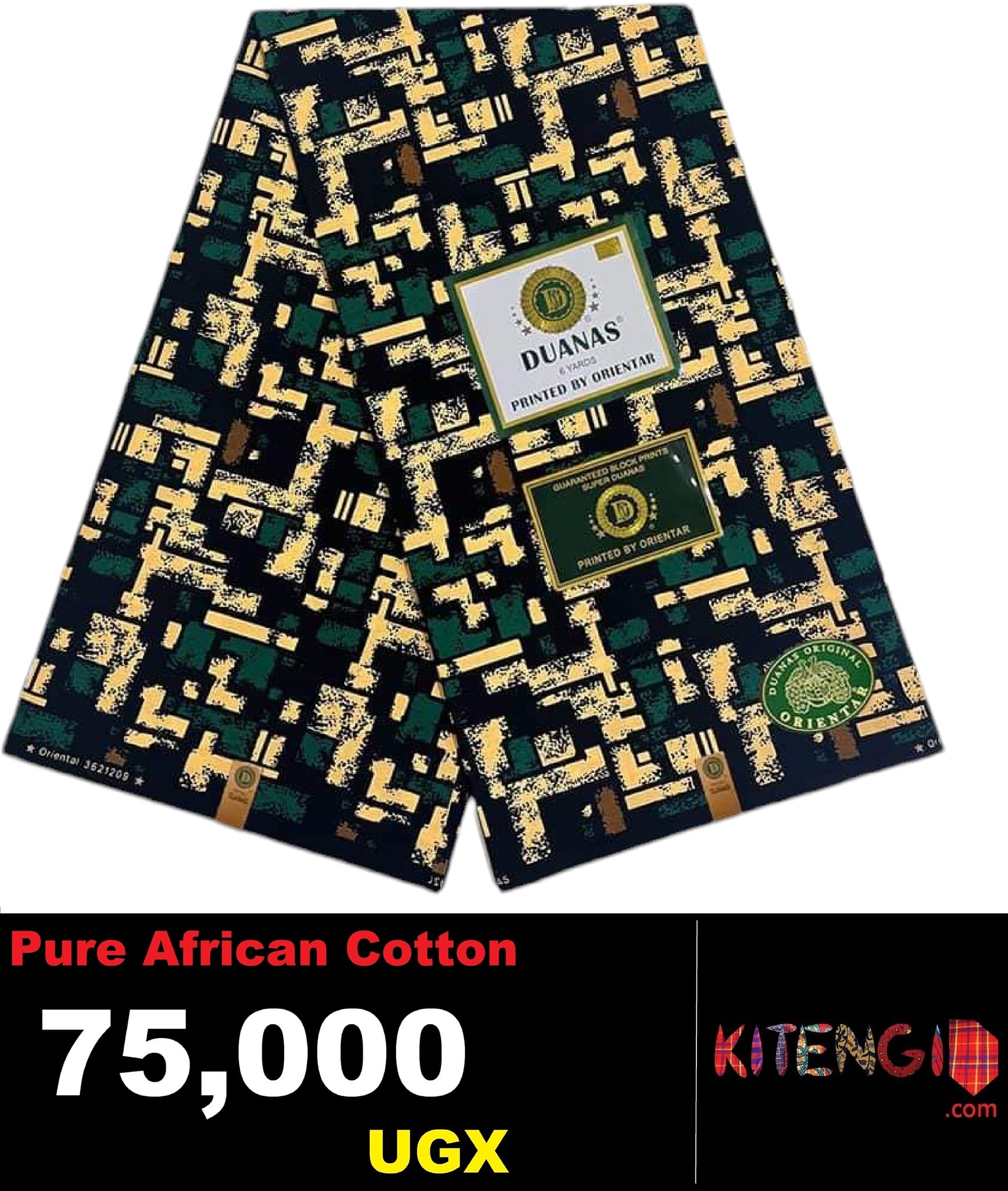 Pure cotton Kitenji African  fabrics