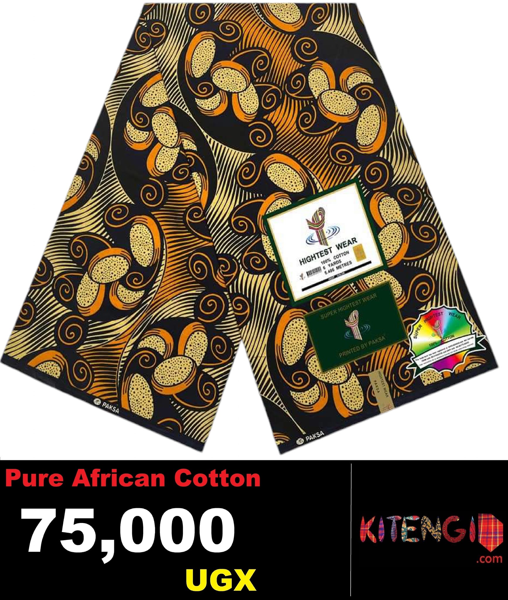 Pure cotton Kitenji fabrics