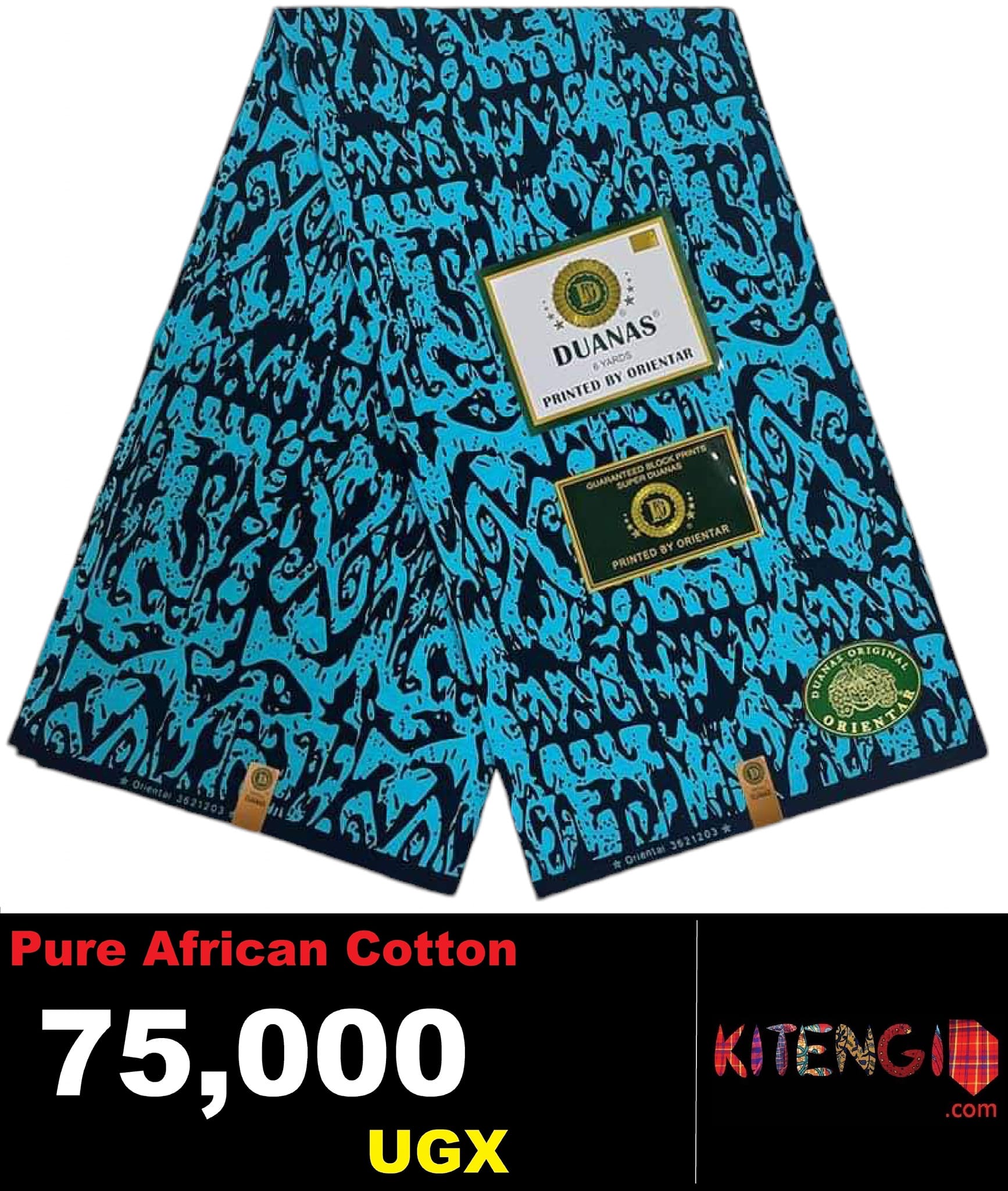 Pure cotton Kitenji African  fabrics