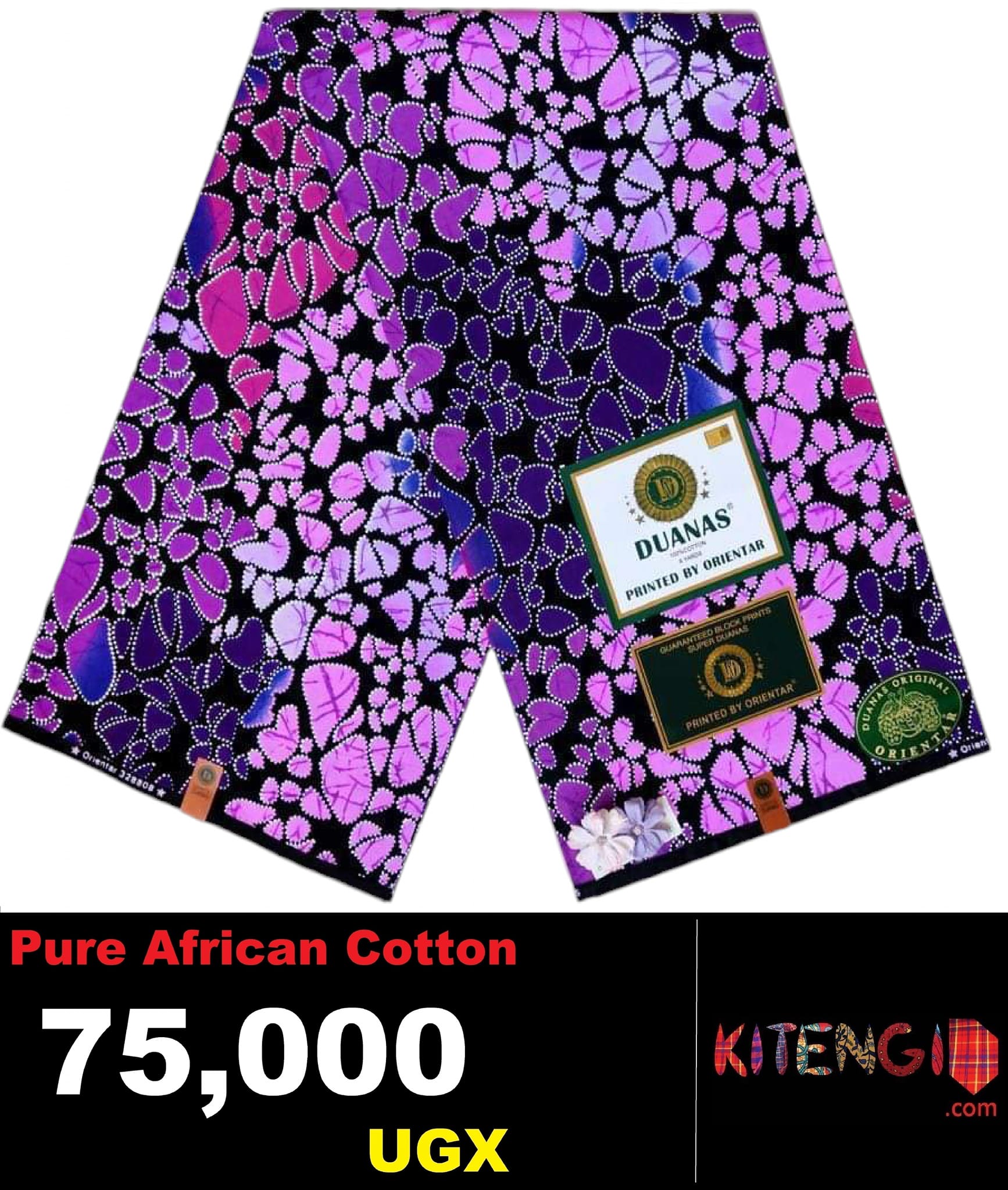 Pure cotton Kitenji African  fabrics