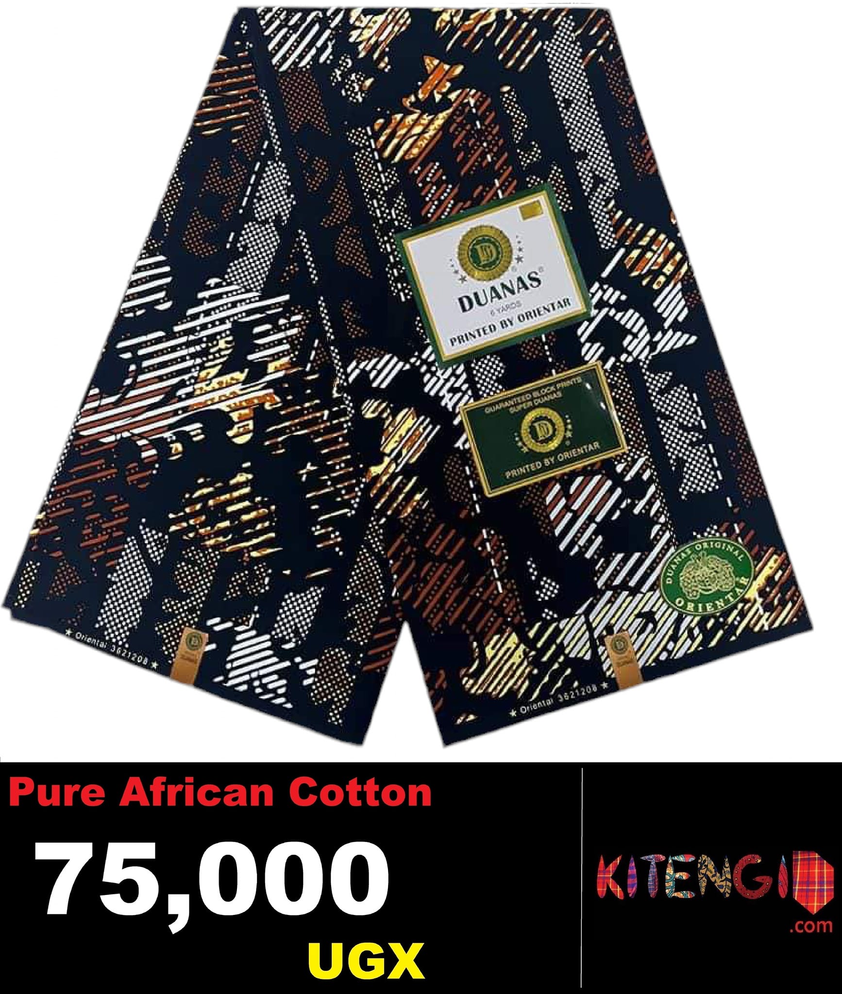 Pure cotton Kitenji African  fabrics