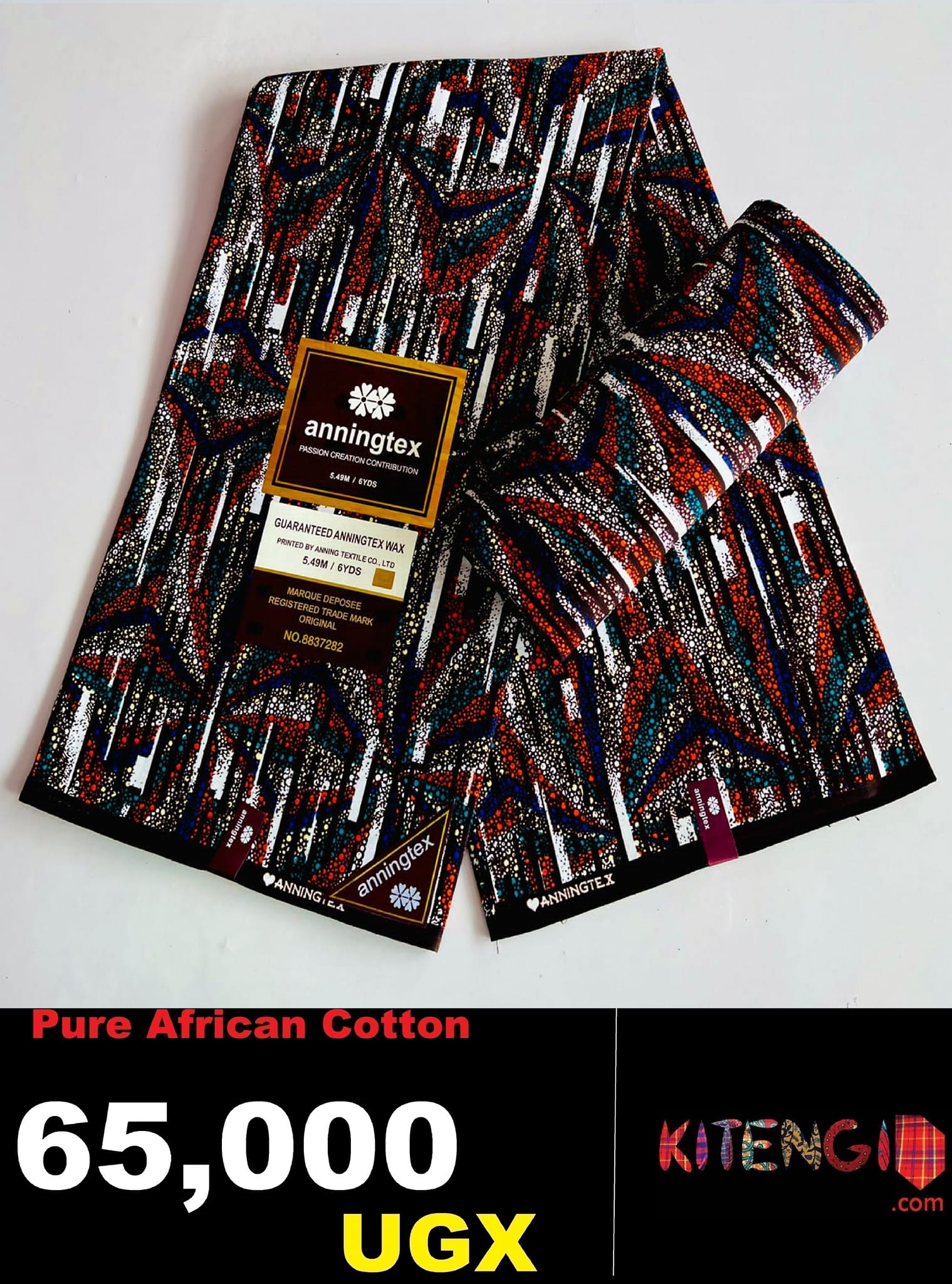 Pure cotton Kitenji African  fabrics