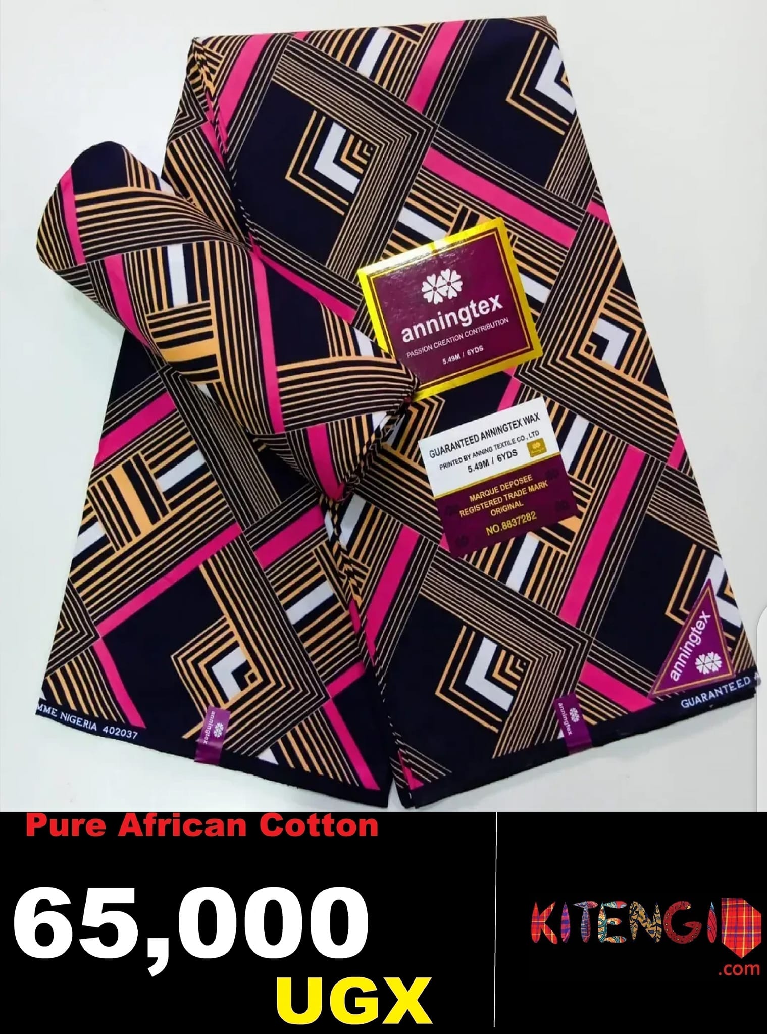 Pure cotton Kitenji African  fabrics