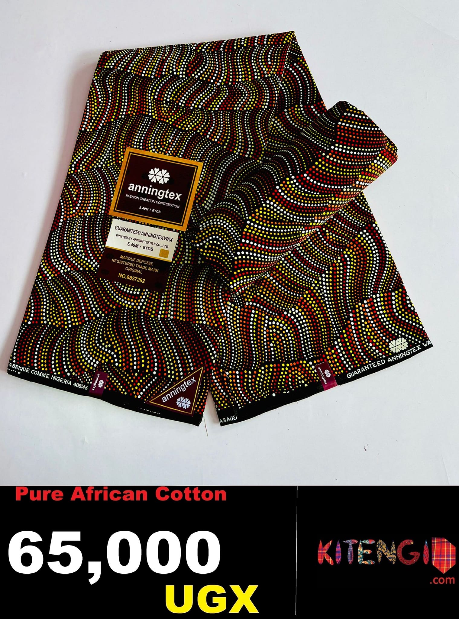 Pure cotton Kitenji African  fabrics