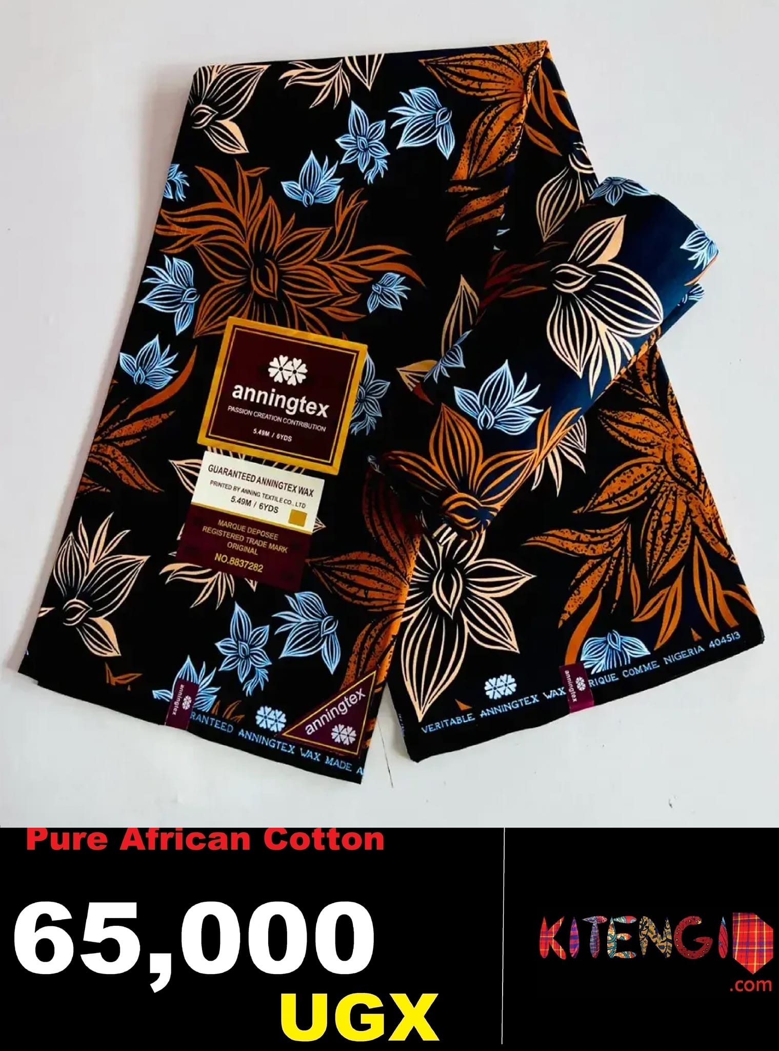 Pure cotton Kitenji African  fabrics