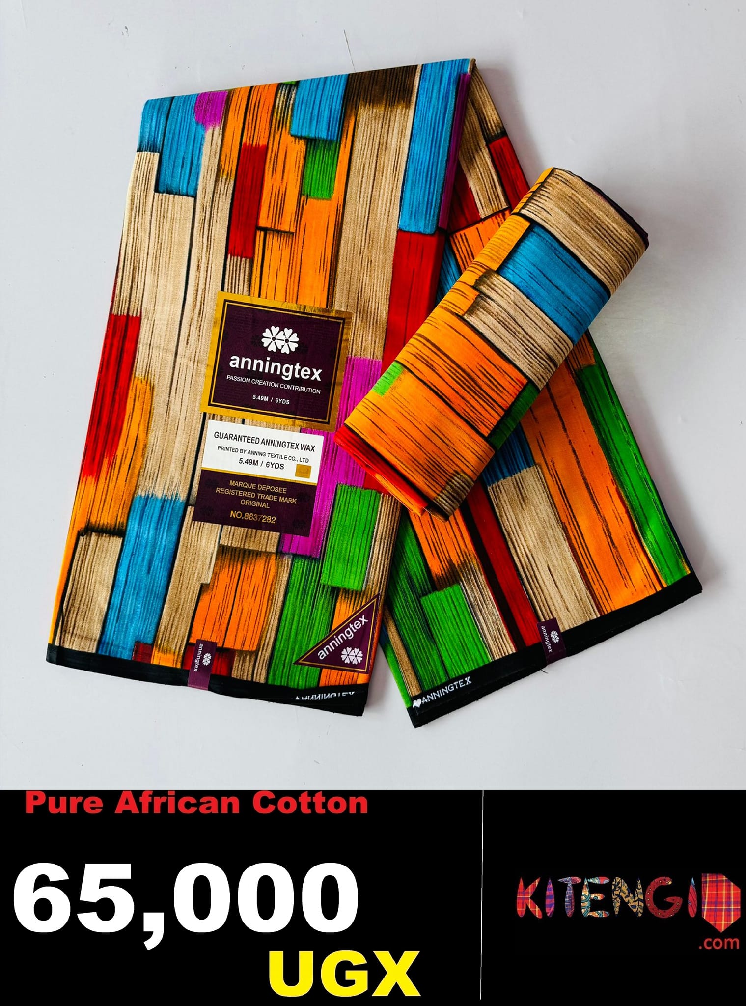 Pure cotton Kitenji African  fabrics