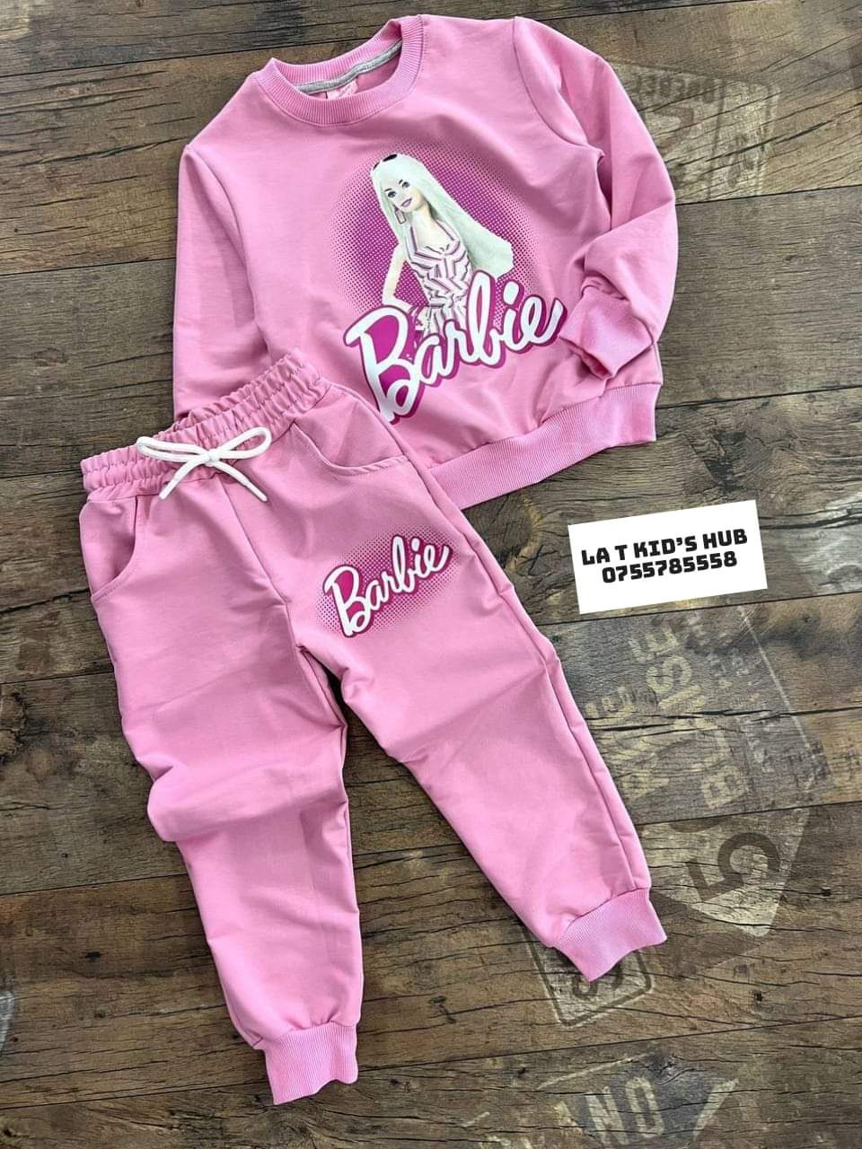 Girls Barbie tracksuit