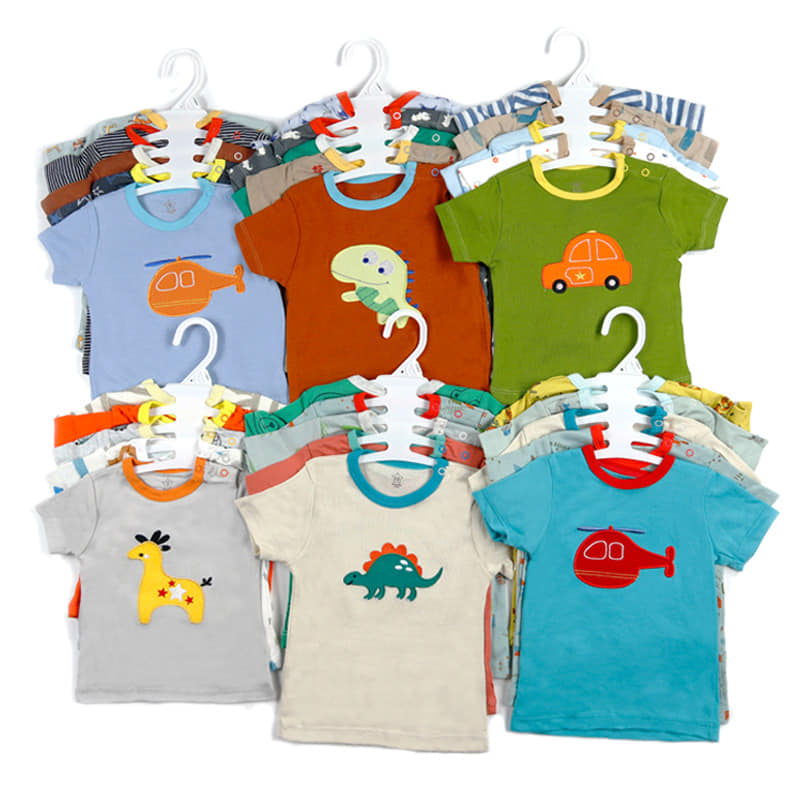 5pc baby tshirts and vests