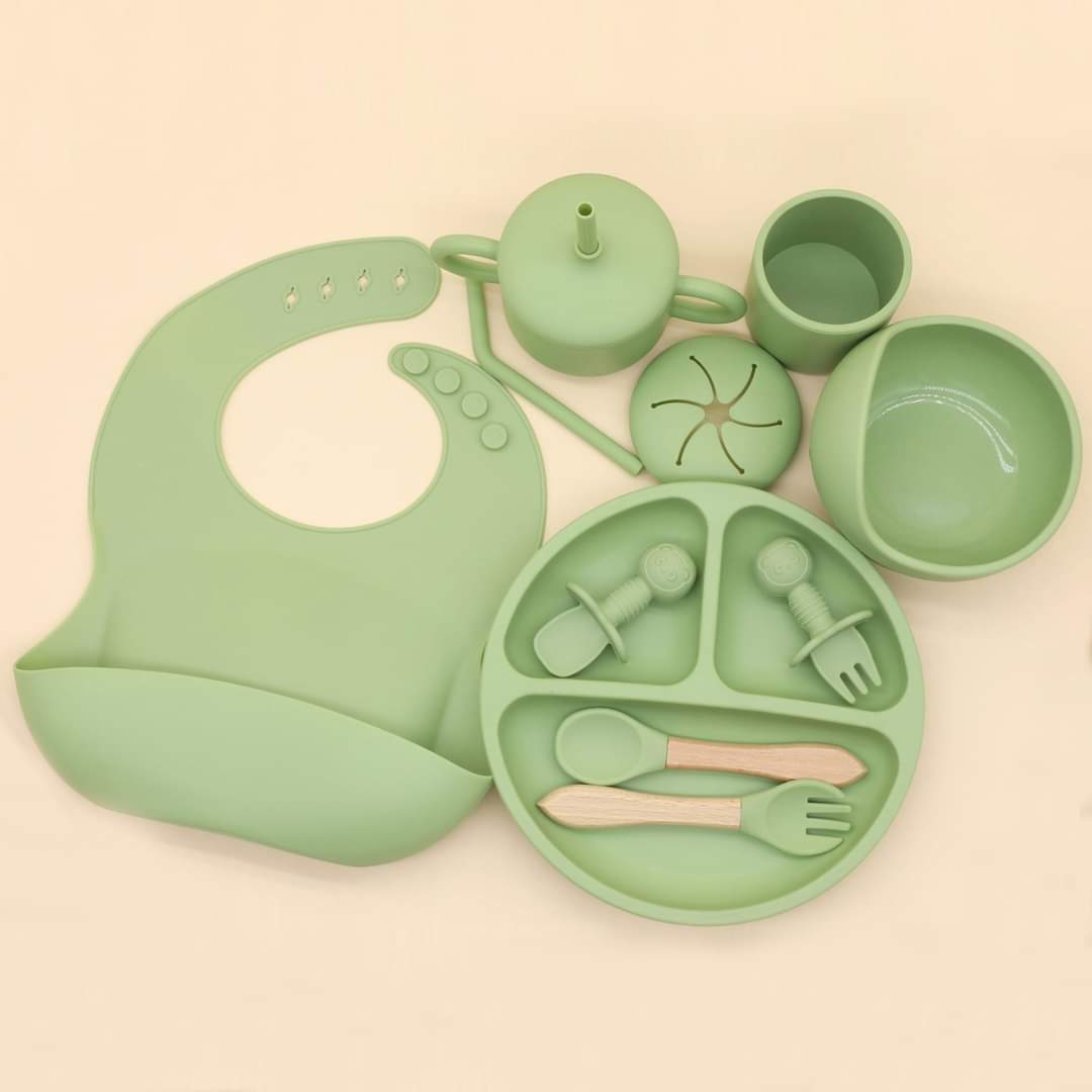 10pc silicon feeding set 