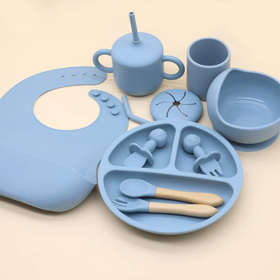 10pc silicon feeding set 