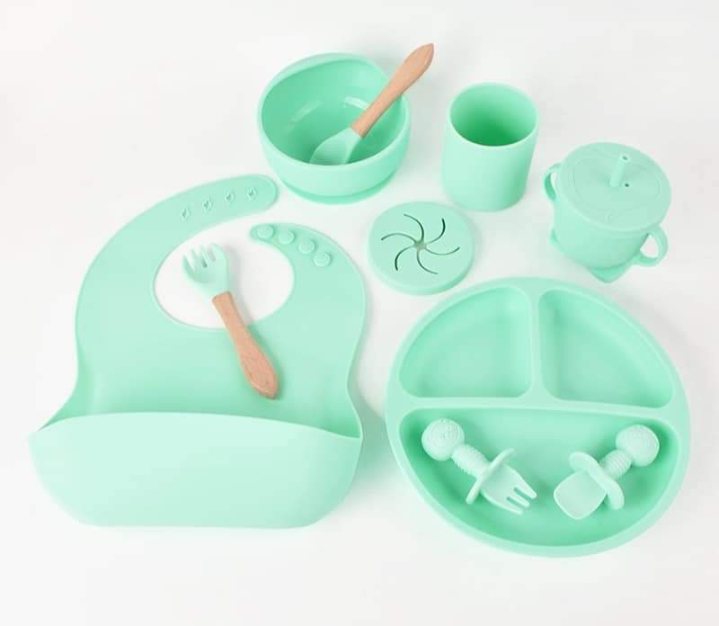 10pc silicon feeding set 