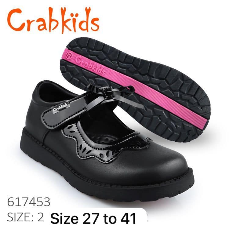 Girls school shoes Crabkids