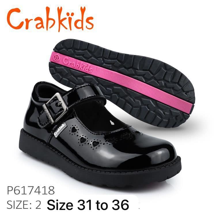 Girls school shoes Crabkids