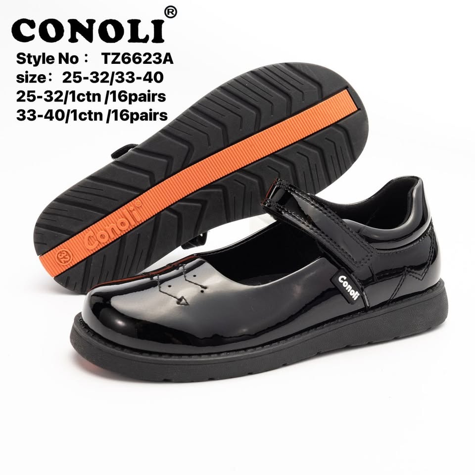 Girls Durable School shoes  conoli brand