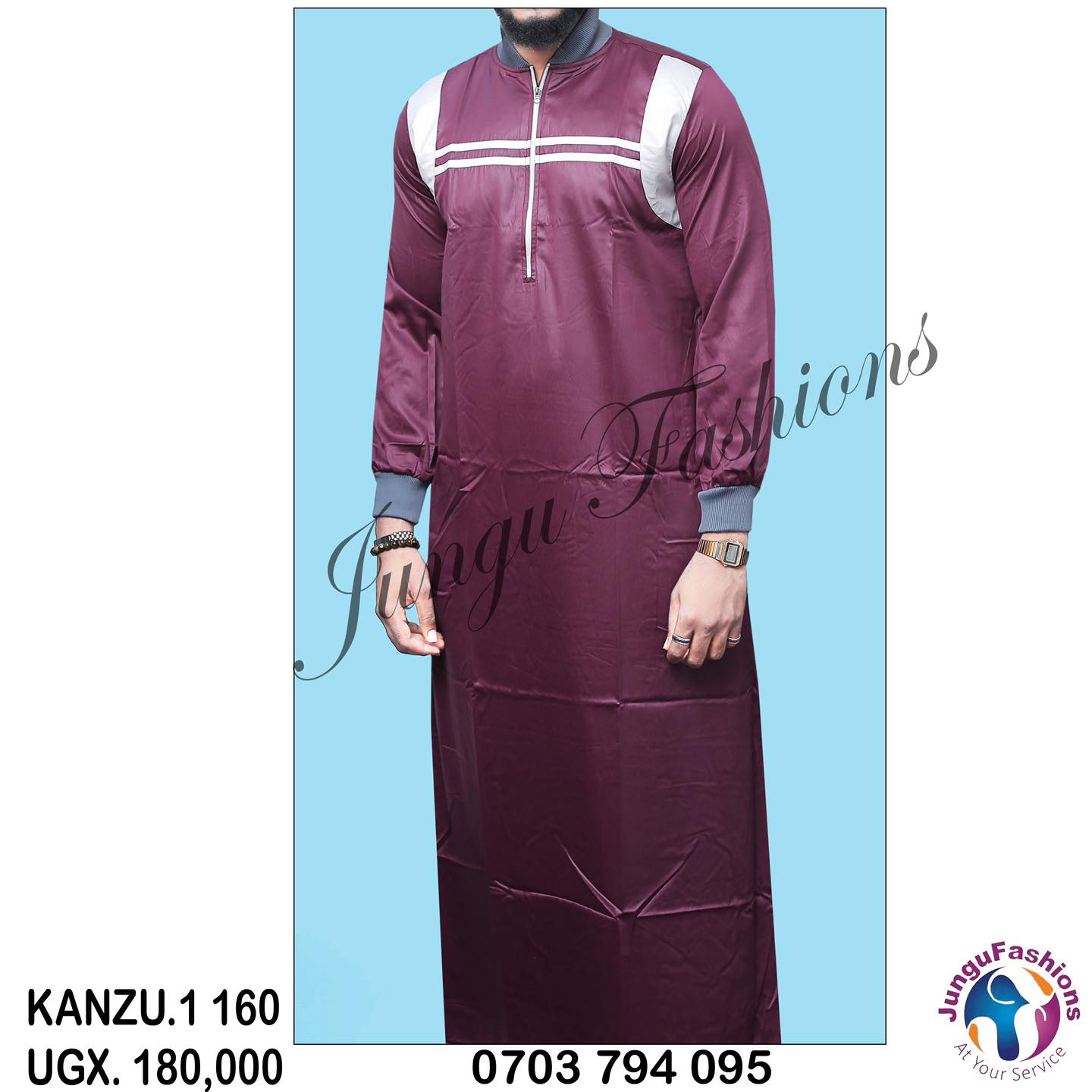 long men sleeve kanzu