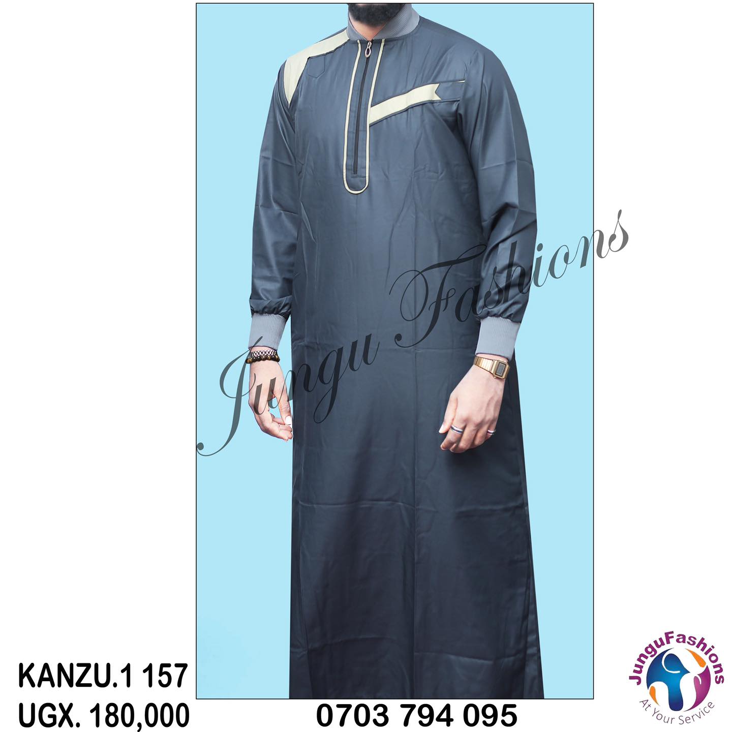 long men sleeve kanzu