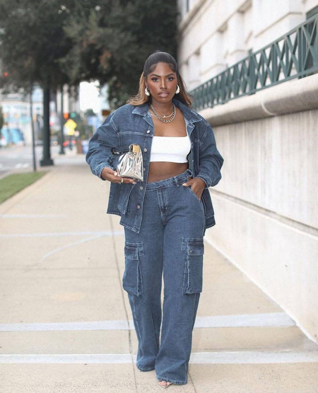 Jean two pieces