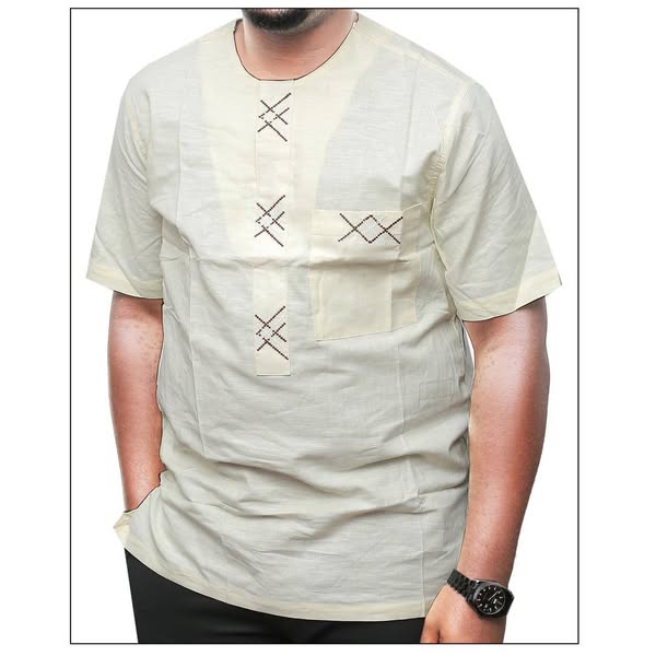 Short sleeve Men linen shirts